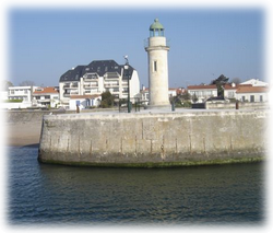 Arrivée sur l'île d'Yeu